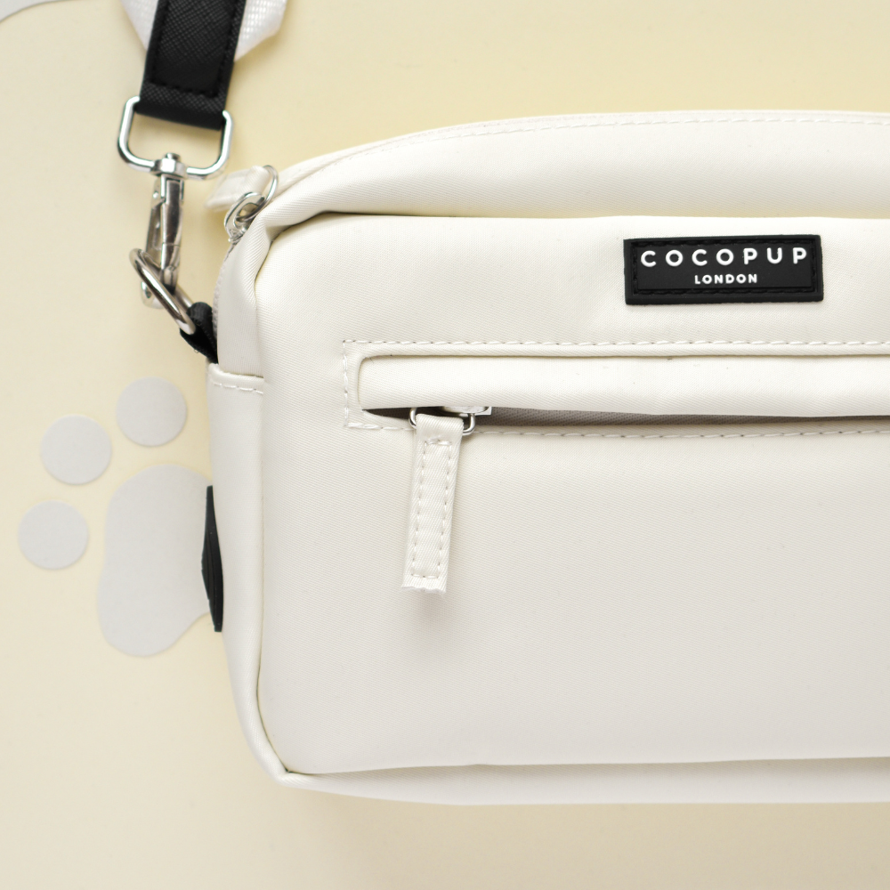 Hund Walking Taske - Oyster White