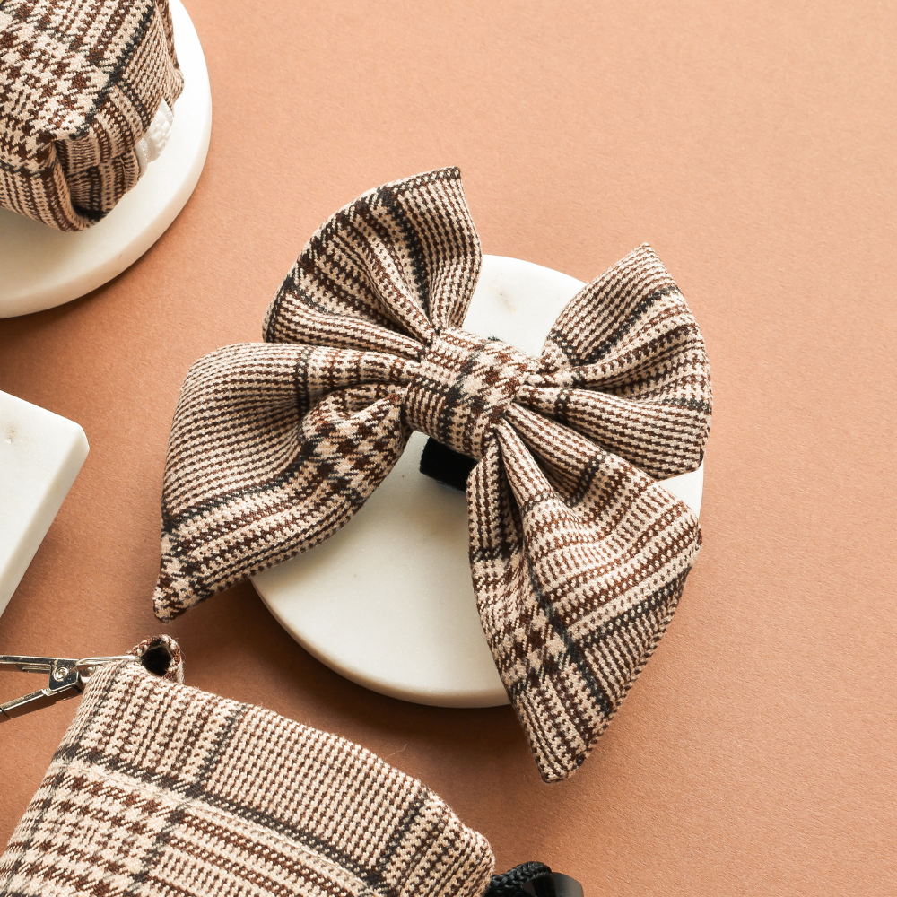 COCOPUP LONDON - Pup Plaid sailor bow for dogs