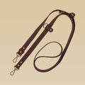 Hands-free Dog Leash 240 cm – 25 mm – Espresso Brown