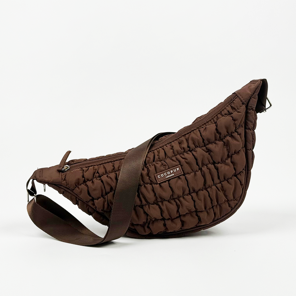 COCOPUP LONDON - Crossbody Crescent Dog Walking Bags - Espresso