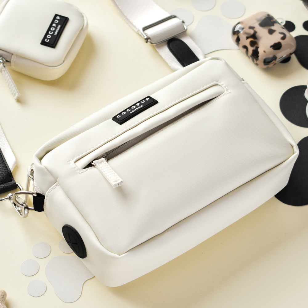 Hund Walking Taske - Oyster White